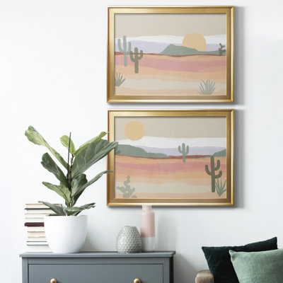 Cactus Plateau I - ensemble de 2 reproductions de cadres photo