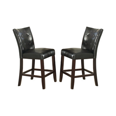 Chaise haute rembourrée (ensemble de 2)