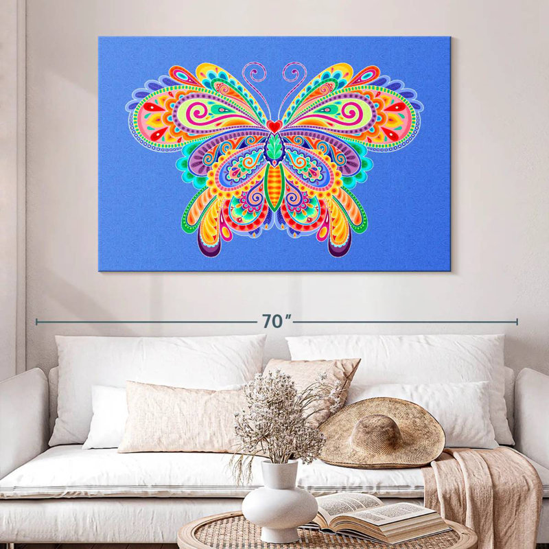 Papillon Brampt, H 34 po x l 51 po