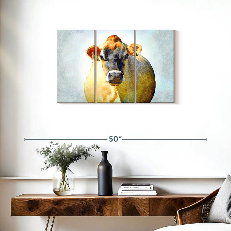 Brampt Grumpy Cow, 20" H x 33" W
