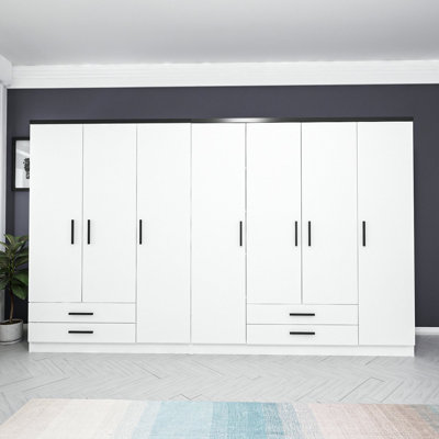 Minerva 100% MELAMINE COATED PARTICLE BOARD Wardrobe