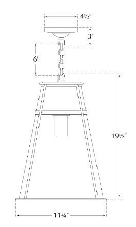 Thomas O'Brien Robinson Small Pendant, Seeded, Polished Nickel, 19.5" H x 11.75" W x 11.75" D