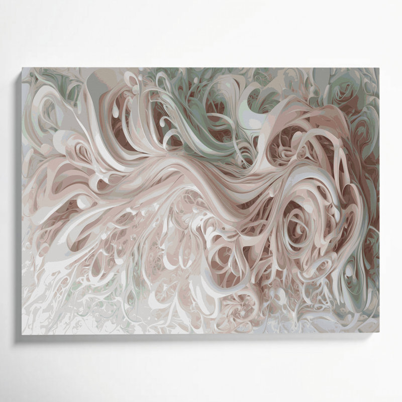 Art mural sur toile Biomorphic Abstraction 51
