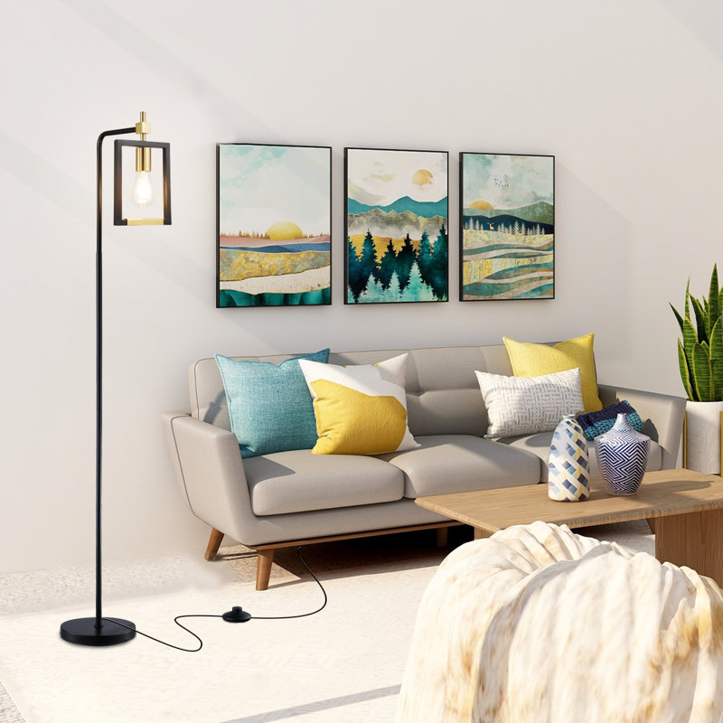  Lampe sur pied industrielle pour salon