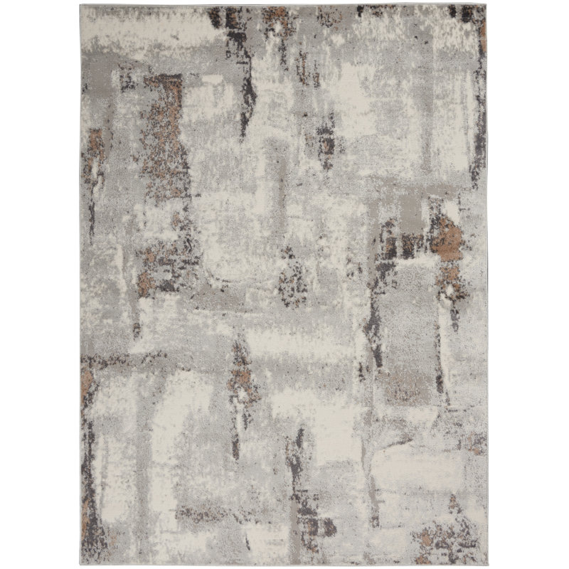 Arqam Abstract Area Rug, Rectangle 2' x 3'