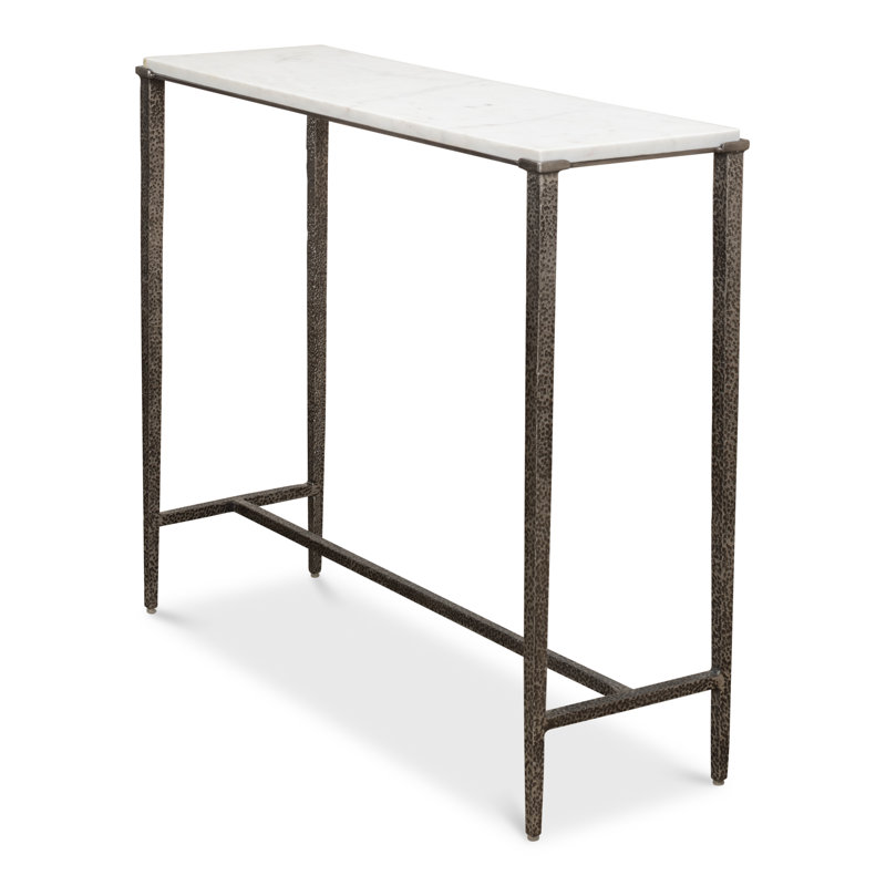 Banswara 36'' Marble Top Console Table