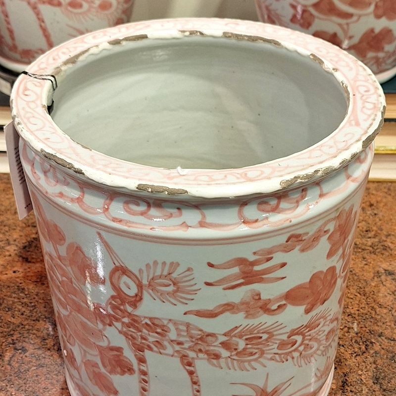 Handcrafted Round Planter