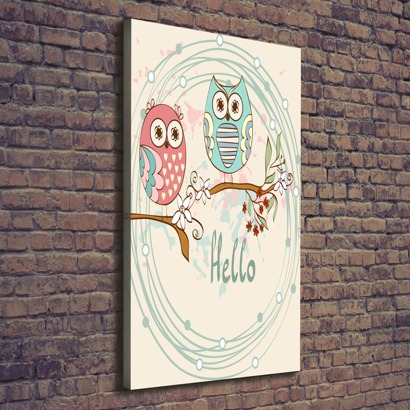 Owls - Wrapped Canvas Print