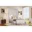 Lit escamotable avec supports de rangement cachés, lit escamotable pour le bureau personnel, cadre de lit contemporain pour la maison