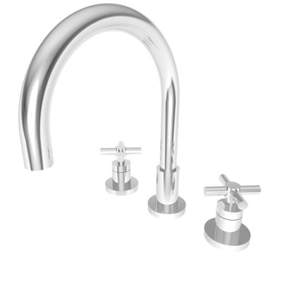 East Linear Double Handle Kitchen Faucet