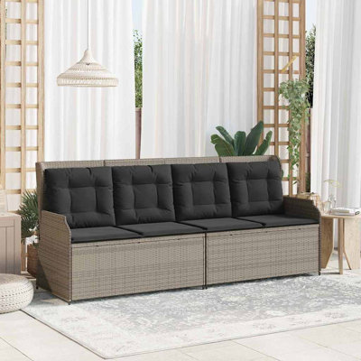 Poly Rattan Outdoor Bench