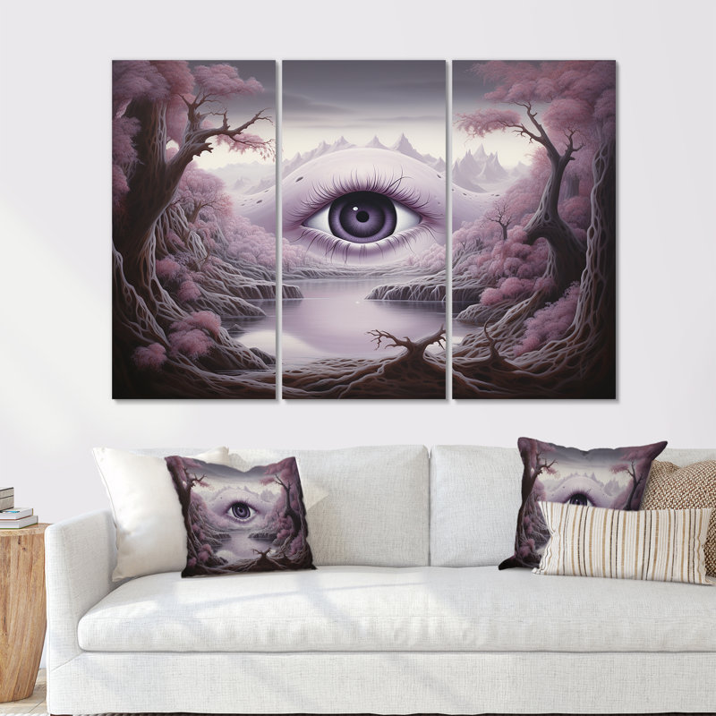 «Minds Eye», ensemble d'art sur toile, H 28 po x l 36 po