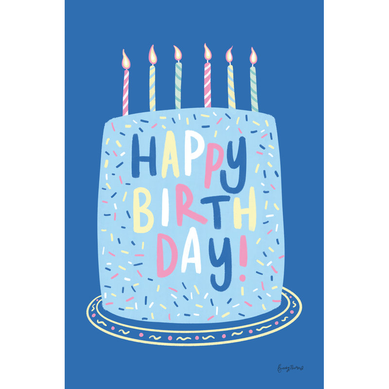 «Party Time I» sur toile par Becky Thorns, H 12 po x l 8 po x P 1,25 po