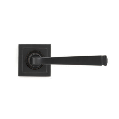 Avon Round Lever on Rose Set (Square)