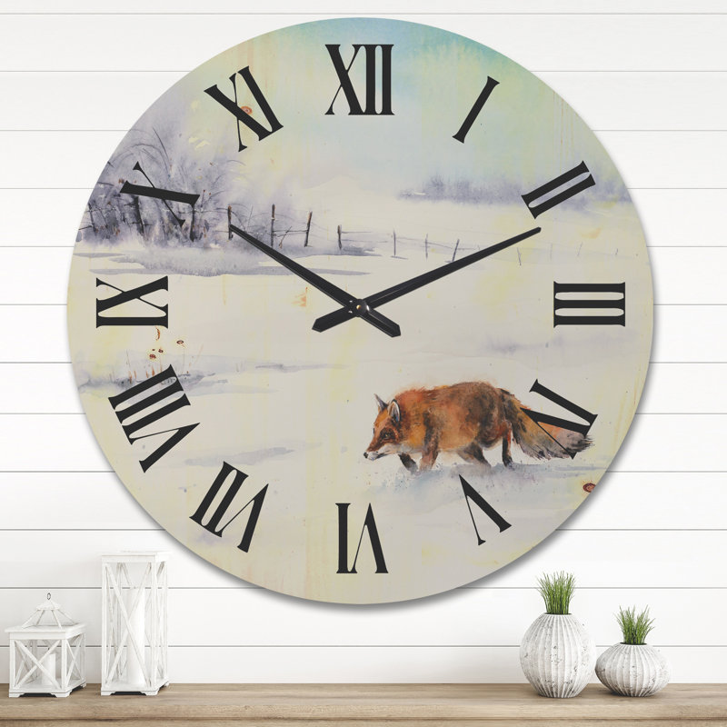 Horloge murale Fox, Grand