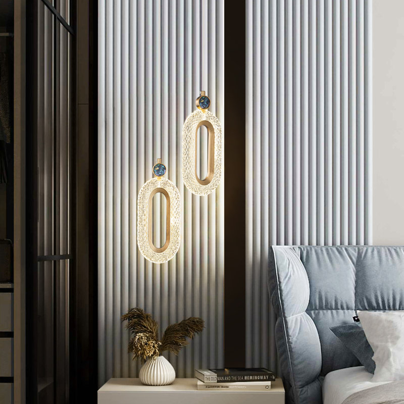 Suspension DEL dorée moderne Laronica 2 pour îlot de cuisine, 2