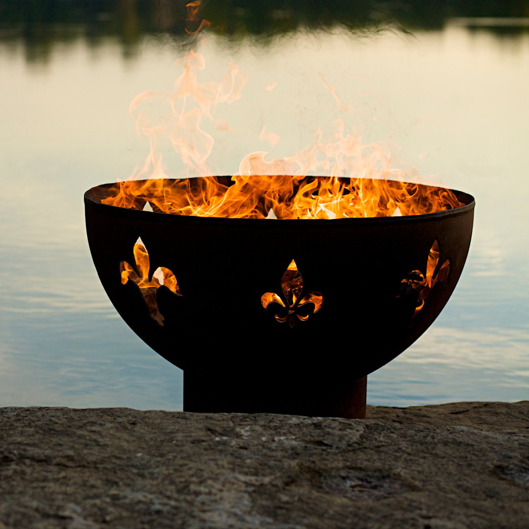 Fleur De Lis Fire Pit Fire Pit Art 