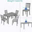 Table de salle à manger rectangulaire pour 4 personnes, table de salle à manger pour petits espaces-1307402262