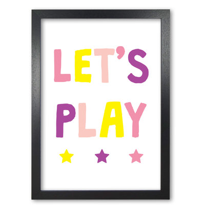 Let's Play - Print