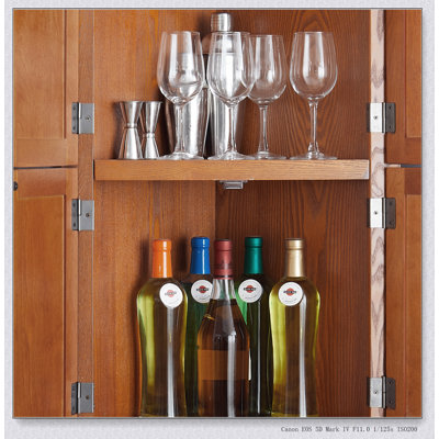 4-Tier Corner Kitchen Pantry Storage Cabinet with 8 Doors, Tall and Spacious for Home Organization and Decor, Oak Finish