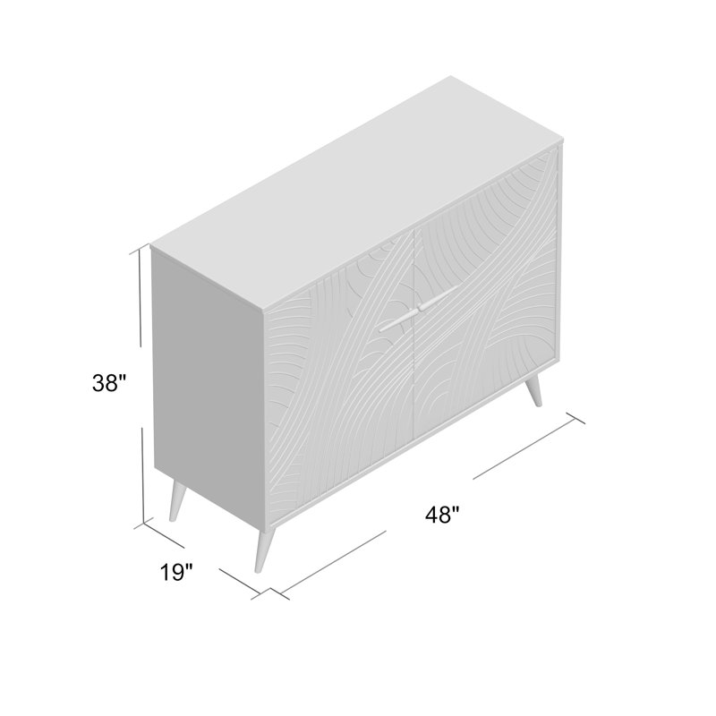 Melange Esperanza Two-Door Chest