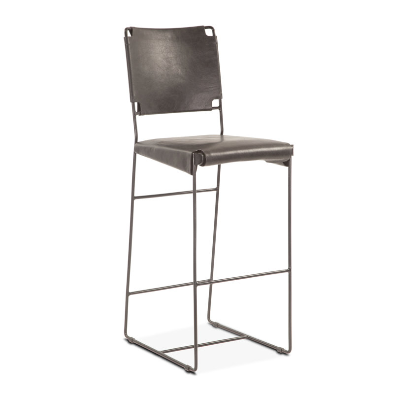 Chaise de bar 18 po Buffalo, Tabouret de comptoir (siège d'une hauteur de 25 p, Gris