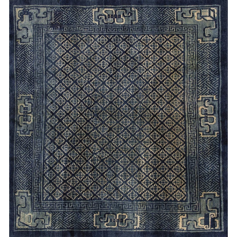 Tapis à poils longs en laine Baotou