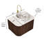 Meuble-lavabo mural flottant avec lavabo, armoire de rangement avec tiroir, pré-assemblé pour une installation facile et beaucoup de rangement-1550318063