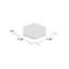 Spark C 7.87" x 9.09" Cement Patterned Wall & Floor Tile-66657161