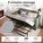 4 Inch Queen Size Memory Foam Mattress Topper For Sofa Bed, sleeper sofa bad replacement with Removable Zippered Cover Compressed Packing(Sofa NOT included)-673684096