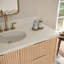 Meuble-lavabo mural simple 49 po avec comptoir à quartz blanc pur 1,5 po Mulloy-1279696480-1279696494