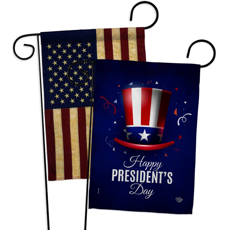 Drapeau de jardin en polyester 13 po x 18,5 po Happy Day's Day