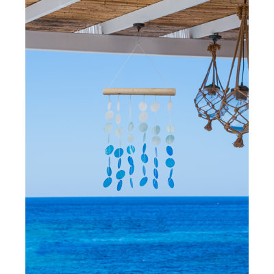 Kashira Wood Abstract Wind Chime