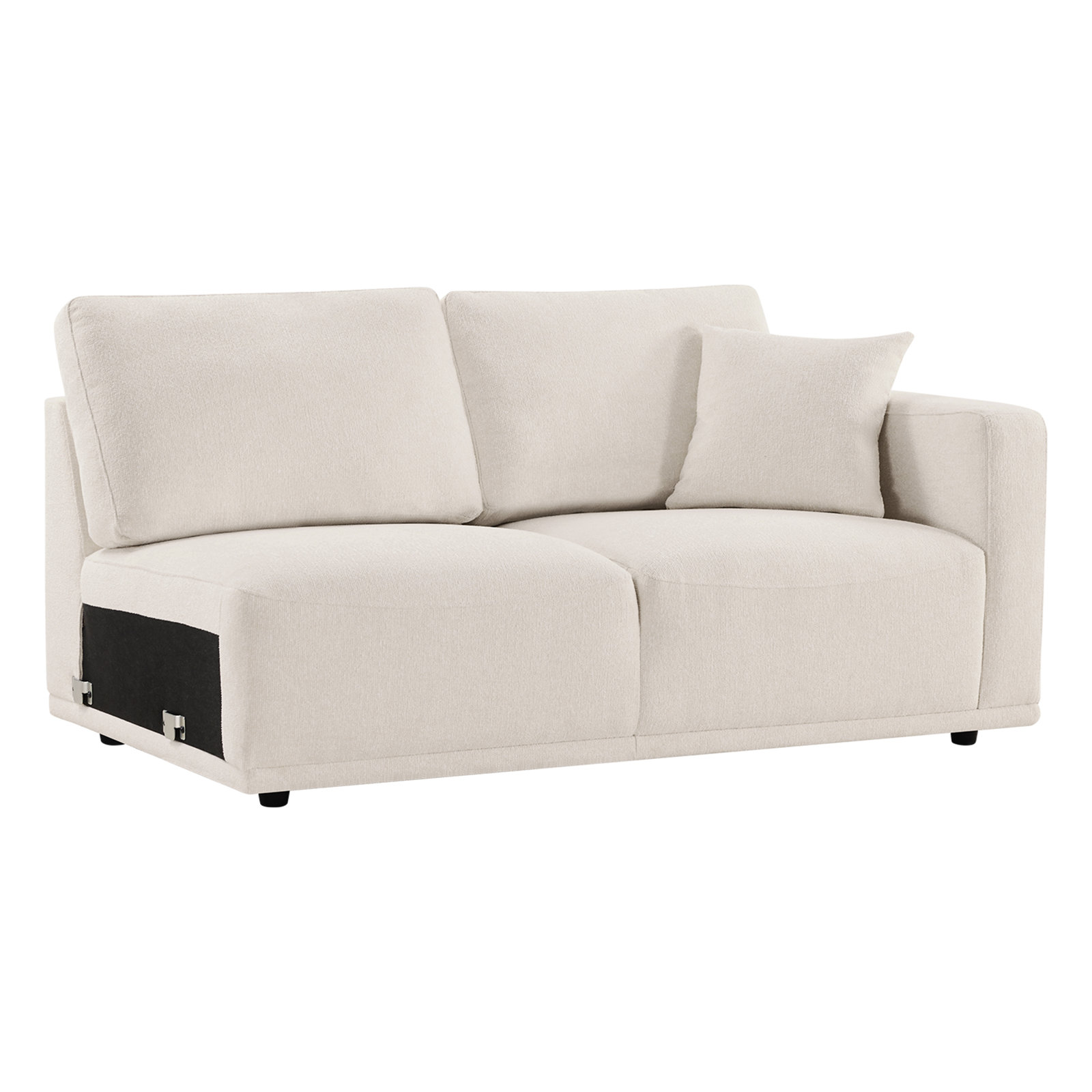 Matawan 134.65'' Upholstered Sofa, Lace Polyester