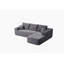 Boneless 104-Inch Cloud Sectional Sofa With L-Shape Chaise, Deep Seating Comfort, Modular Design, And Built-In Side Pockets.-17309316-17309319