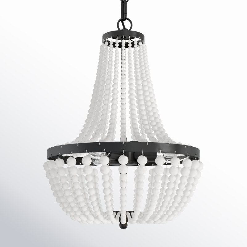 Conway 3 - Light Dimmable Empire Chandelier, Matte Black