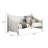 Twin Size Wood Daybed in White-1036424329