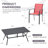 6 - Person Patio Dining Set with Rectangular Table-98781149
