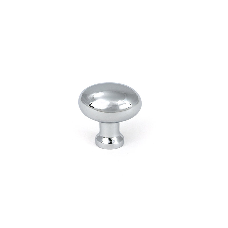 Moore Cabinet Knob, 0.98" Knob Diameter, Polished Chrome