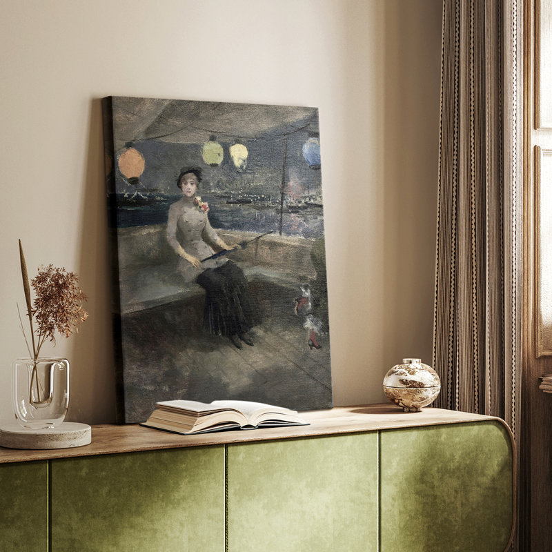 Impression de portrait rétro XLIV - galerie Cavas, H 48 po x l 32 po