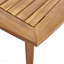 Indoor Square Acacia Wood Dining Table, Teak-806392439