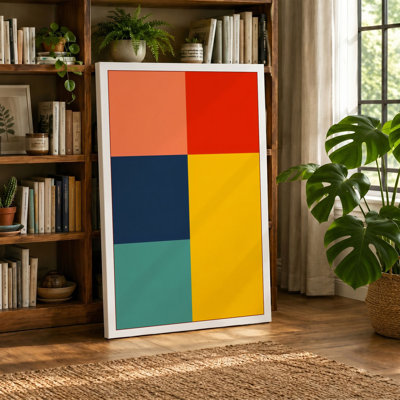 Colour Fields Geometric - Wrapped Canvas