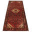 Tapis de couloir rouge en laine Arsi One-of-a-Kind 3 pi 8 po x 10 pi 2 po années 1990
