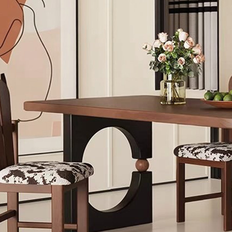 Table de salle à manger haut de gamme, H 29,52 po x L 78,74 po x l 31,49 po