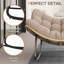 Très grande chaise berçante d'extérieur Papasan avec coussin-136491033