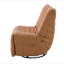 Fauteuil inclinable et oscillant en cuir synthétique Talmon