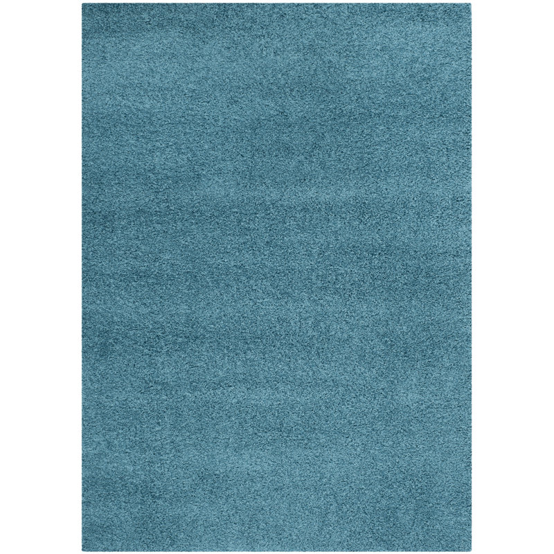 Tapis de couleur unie à poils longs Rizco Performance, Rectangle 5 pi 3 po x 7 pi 6 po