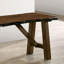 Banc en bois massif rustique avec finition en noyer rustique 1pc
