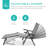 Jimell Outdoor Metal Chaise Lounge-14204036-14204046