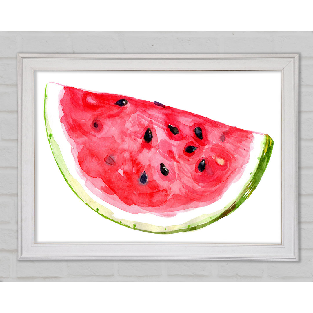 Aquarell Wassermelone - Druck